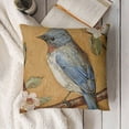 thumbnail image 3 of SHANXI Throw Pillow Covers Flower Bird Print Cushion Cover Soft Pillow Cases for Home Sofa Bed Chair Car Office Decorative 12x12in, 3 of 5