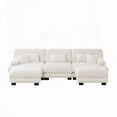 thumbnail image 6 of Modern Luxury Chenille U-Shaped Sectional Sofa for Living Room - 220×80×75cm, 6 of 19