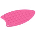 thumbnail image 1 of Anti-slip Heat Resistant Silicone Iron Mat Hot Safety Protection Ironing Rest Pad (Rose Red), 1 of 9