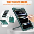 thumbnail image 4 of XYX For iPad Pro 13 inch Case (2025 M5/2024 M4), 360 Rotating Hand Grip, Shoulder Strap, Heavy Duty Drop Protection, Green, 4 of 7