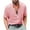 Pink, variant on Mens Button Up Shirts Long Sleeve Linen Summer Lightweight Tops