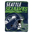 thumbnail image 1 of 1NFL-05903-0022-RET NFL - Seattle Seahawks Micro 40 Yard Dash Throw Blanket, 1 of 1