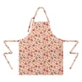 thumbnail image 2 of Autumn Fall Leaves Pattern Apron-Garden Aprons for Women with Pockets-Cotton Linen Waterproof Kitchen Cooking Gardening Aprons Adjustable for Kitchen,Cooking,BBQ and Salon 33"x27", 2 of 7