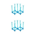 thumbnail image 4 of Injueey Estante de secado para tazas de agua de PP, Color sólido, plegable, antioxidante, Universal, soporte de almacenamiento para cocina, Type1 NO1, 4 of 6