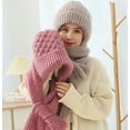 thumbnail image 2 of 2024 New Integrated Ear Protection Windproof Cap Scarf, 2 In 1 Multifunctional Elastic Warm Ear Protection Knitted Hat C, 2 of 5