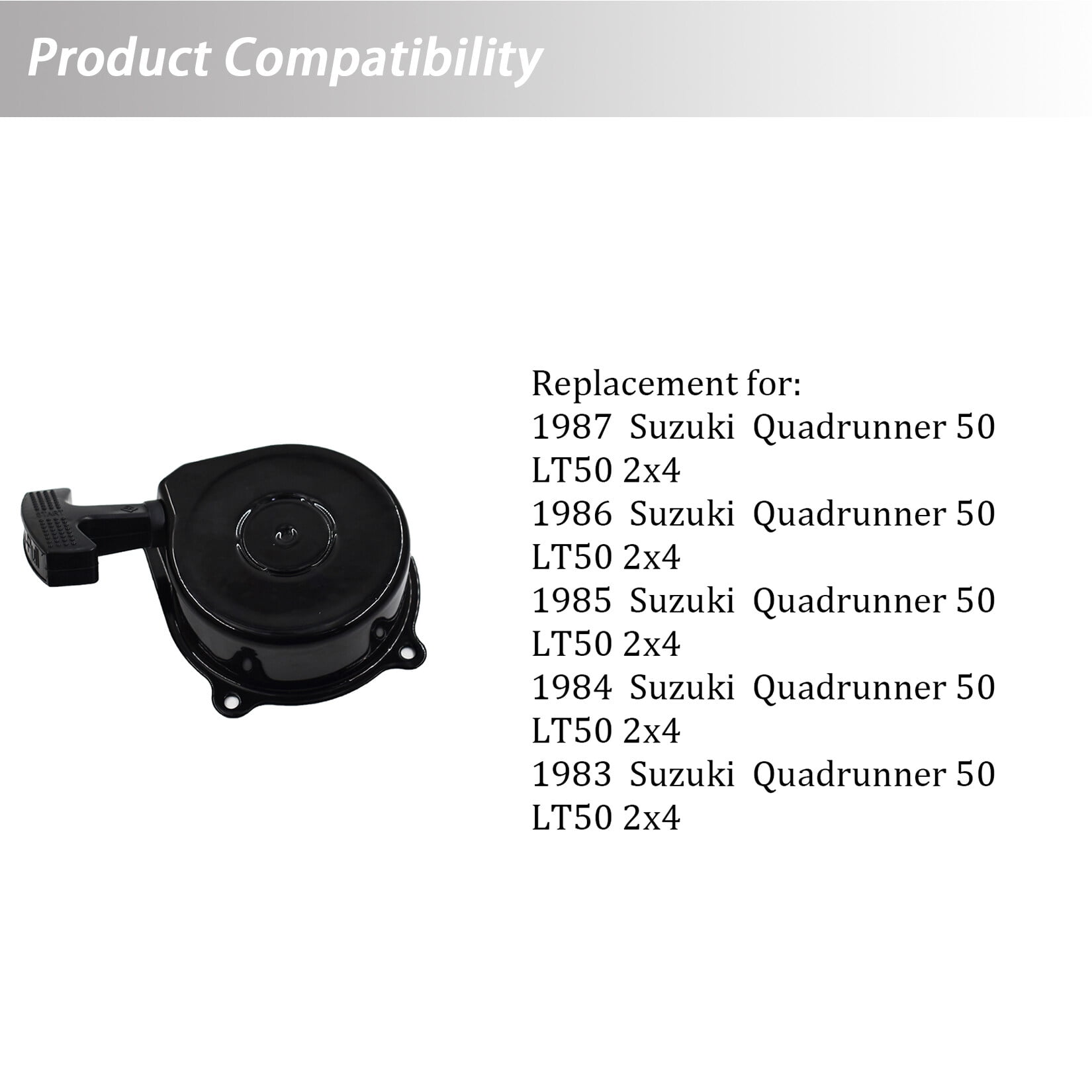 Pull Start Starter For Suzuki LtA50 Alt50 Lt50 LT 50 Quad Runner