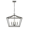 thumbnail image 5 of 3294-SN-Millennium Lighting-4 Light Pendant-21 Inch Tall and 23 Inch Wide-Satin Nickel Finish    -Traditional Installation, 5 of 7