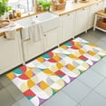thumbnail image 4 of Area Rug 2x6ft Modern Geometric Area Rugs for Kitchen Runner Rug Abstract Mid Century Non Slip Floor Carpet Mat for Kitchen Entryway Bathroom Office Home Decor, 4 of 8