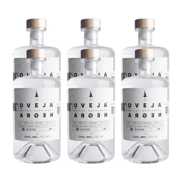 Pack de 6 Mezcal Oveja Negra 750 ml