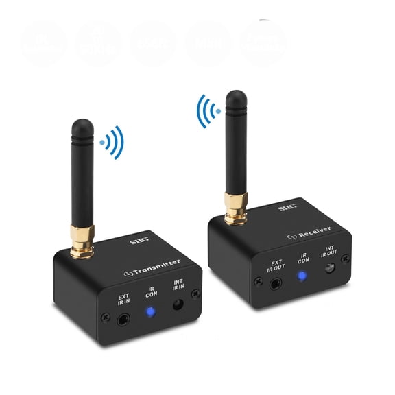 SIIG Wireless IR Remote Control Signal Extender Repeater Kit - 200M