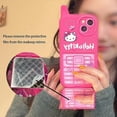 thumbnail image 3 of Cartoon Case for iPhone 12 Pro Max Case, Cute Funny Kawaii Cat Kitty Phone Case 3D Character Soft Silicone Cover Case for Kids Girls and Womens, 3 of 4