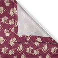 thumbnail image 3 of Ambesonne Garden Kitchen Curtains, Ribbons with Flowers Plot, 55"x36", Raspberry Pale Yellow, 3 of 3