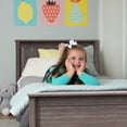 thumbnail image 6 of Max & Lily Twin Bed Frame with Headboard, Solid Wood Platform Bed for Kids, Clay, 6 of 11