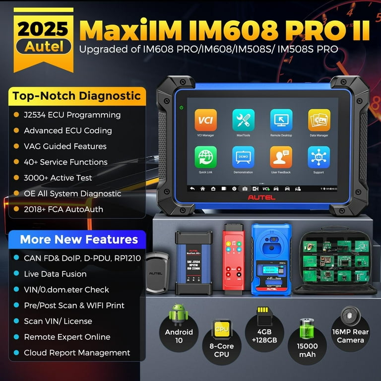 Scanner Diagnostic Auto Autel MaxiIM IM508S + XP400 Pro - Programmation De Clés, Mise à Jour Incluse