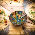thumbnail image 1 of Turkish Ceramic Bowls Handcrafted - 15 cm Round Decorative Mini Bowls for Spices, Snacks, Soap, Condiments - Set for Kitchen or Home Décor, 1 of 9