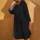 thumbnail image 4 of mfyjkho Vestidos para mujer, Vestido informal de verano con cuello en V y mangas 3/4 con bolsillos y lazo para mujer Vestidos festivos para mujer xl, 4 of 9