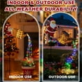 thumbnail image 5 of Solar Watering Can Lights Outdoor,Christmas Santa Waterproof Metal Garden Decor With LED Light - Hanging Solar Bottle Lights Patio Lawn Pathway Decoration Gift for Backyard,Lawn,Patio, 5 of 10