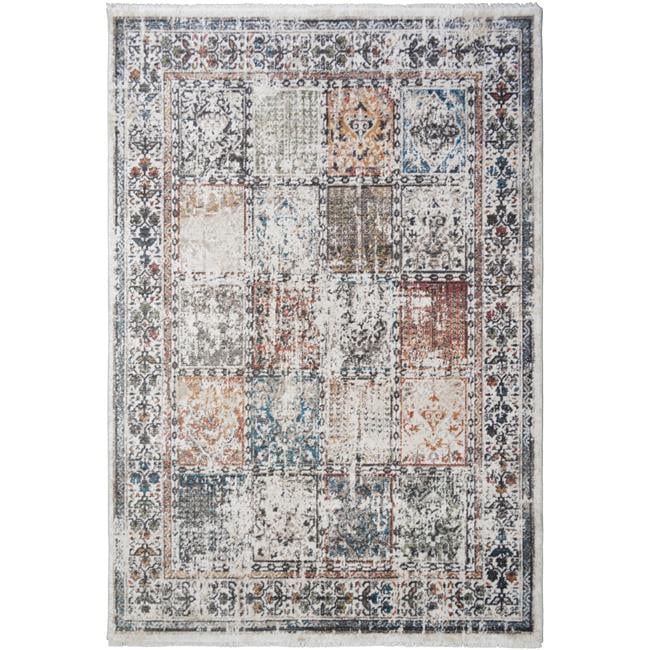 Mayberry Rug OX9396 5X8 Tapis de Zone Oxford Cresswell 5 Pi. 3 Po. x 7 Pi. 1 Po., Multicolore