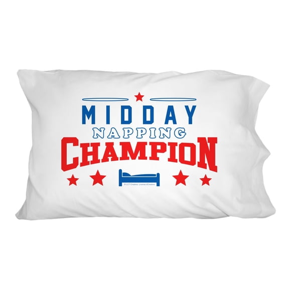 Midday Napping Champion Funny Humor Novelty Bedding Pillowcase