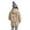 Khaki, variant on Stylish Boys Hooded Sweatshirt with Detachable Backpack and Convenient Zipper Pocket for Everyday Wear Crew Neck Cute Pullover Relaxed Fit Tops