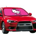thumbnail image 2 of Windshield Sun Shade Foldable Car Front Window Sunshade For Car Suv Trucks Vans - Best Heat Shield Blocker Visor Cover Blocks Uv Rays And Keeps Your Vehicle Cool-Medium, 2 of 5
