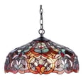thumbnail image 2 of Two Light Ceiling Pendant with Gem Design Cabochons , Dark Bronze, 2 of 3