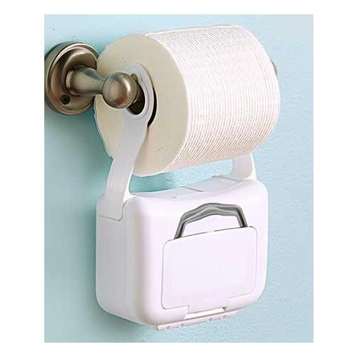 6 Pack Bathroom Flushable Wipes Hanging Dispenser Container 42 Wipes Per Box