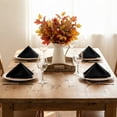 thumbnail image 6 of Sm:)e 17x17 inch 4 Pack Satin Napkins for Dinner Lunch Wedding Party, Silky Smooth Washable, Black, Square, 6 of 8