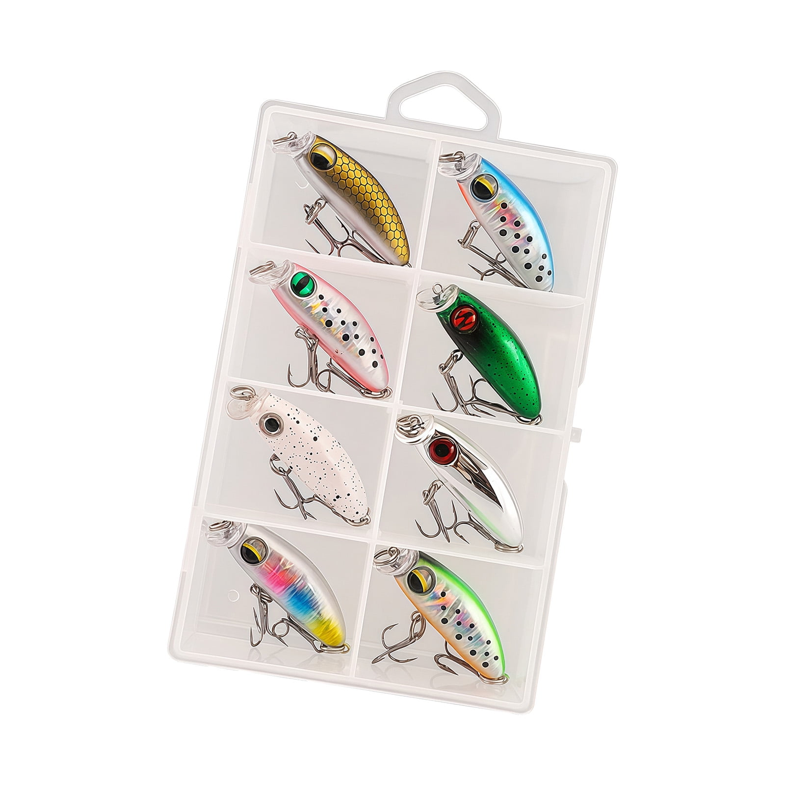 Fishing Lures 2.8g 4.1cm Hard Baits Artificial Trible Hook Swimbait Fishing Baits Crankbait Sinking Lures for Sea Trouts