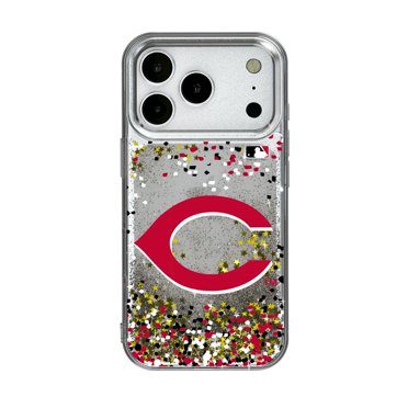 Cincinnati Reds Glitter Confetti iPhone Case