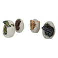thumbnail image 6 of Ebros Cool Fossil Red Yellow Purple Green Elemental Dragon Egg Hatchlings Figurine Set, 6 of 8