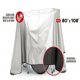 thumbnail image 2 of Cubierta De La Máquina De Percusión Tela Oxford Plateada Cubierta Protectora Del Instrumento A Prueba De Sol Protector De Percusión De Gran Tamaño A Prueba De Viento E Impermeable Advancent HA014914-00, 2 of 7