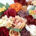 thumbnail image 2 of Rosas artificiales, flores, rosas artificiales, rosas de seda de colores, rosas de seda falsas con tallos ajustables, decoración de rosas falsas para ramos de bricolaje, centros de mesa de boda, 2 of 5