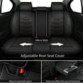 thumbnail image 4 of car seat cover for honda accord EX 4dr Sedan 2015 ,Waterproof faux leather ,Protecting car interiors ,Perfect fit for car seats ,5-seat full set Non-destructive installation, 4 of 7