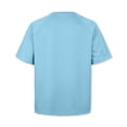 thumbnail image 3 of Lumtrix Men's Waffle T-Shirts Short Sleeve Casual Crew Neck Shirt Summer Big and Tall Plain Pullover Light Blue M, 3 of 8