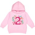 thumbnail image 2 of Inktastic 2nd Birthday 2 Year Old Girls Toddler Hoodie, 2 of 4