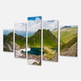 thumbnail image 2 of Mountain Lake View on Bright Day - Large Landscape Canvas Art, 2 of 3