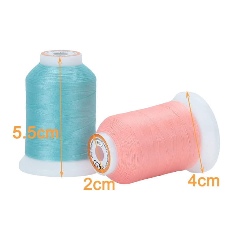 New brothread 63 Brother Colors Polyester Embroidery Machine Thread Kit  500M (550Y) Each Spool 