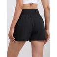 thumbnail image 2 of Women's Sports Shorts, High Waist Running Shorts, Pocket Sports Shorts, Gym Elastic Sports Shorts, 2 of 8