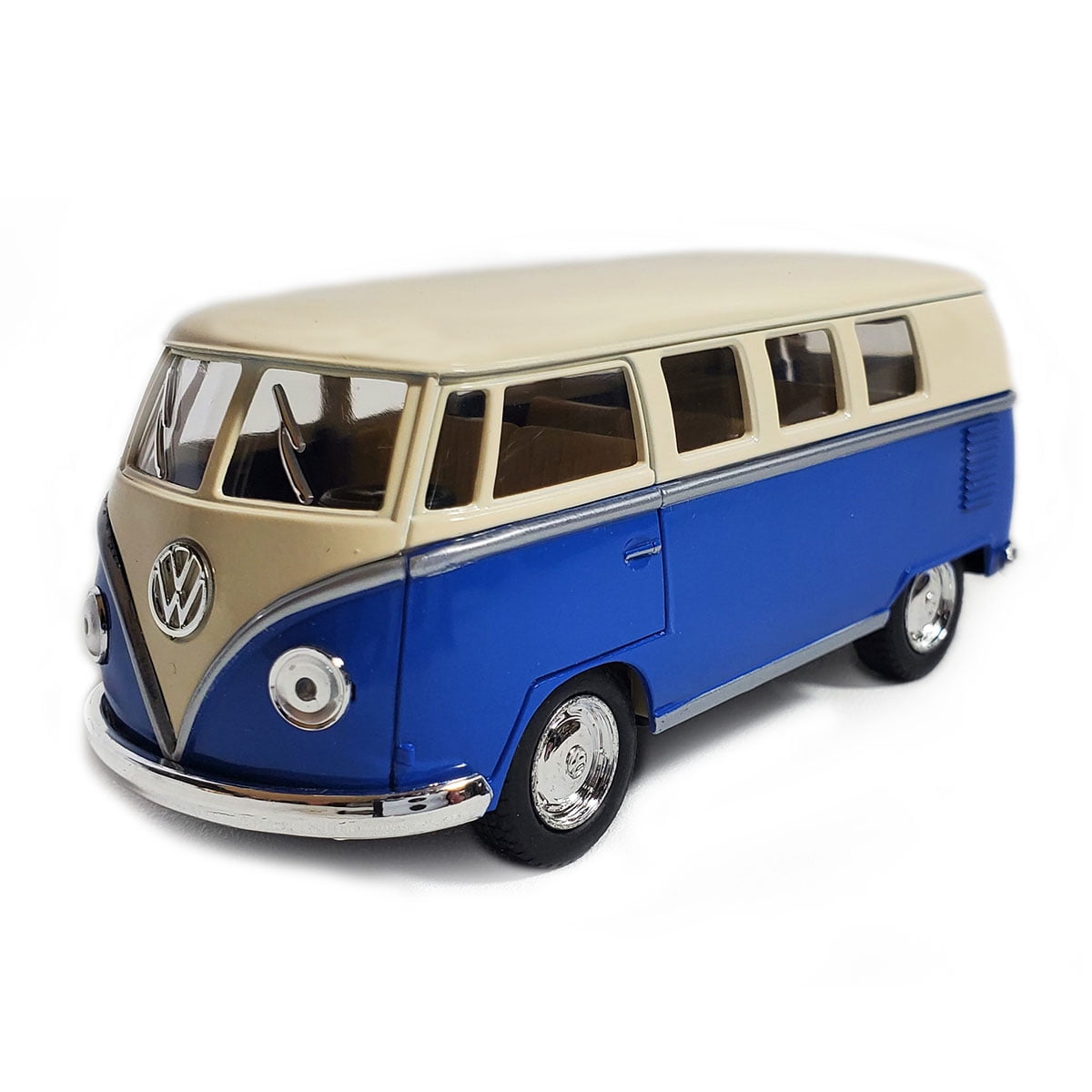 1962 Volkswagen Classic Bus 1:32 Scale Diecast Model in Red/Black by Kinsmart