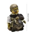 thumbnail image 4 of Muñeca Decorativa Halloween Barra Emisora ​​de Inducción Activada Por Voz Pantalla Escena Casa Embrujada (A) Z113 Muñeca Fantasma Cabeza Calva, 4 of 7