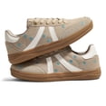 thumbnail image 4 of LUCKY STEP Fashion Floral Embroidery Retro Sneakers Casual Walking Shoes,Beige,Womens, 4 of 6