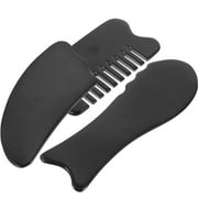 3 Pcs Horn Scraping Board Reusable Face Scraper Muscle Massager Neck Multifunction Gua Sha Tool Beauty Spatula