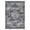 Gray, variant on Geetinfly 8 x 10 ft Polyester Imitation Dark Gray Rectangular Hallway Bathroom Entryway Kitchen Office Foldable Geometric Persian Washable Area Rug