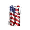 thumbnail image 4 of VerPetridure Womens American Flag Tank Tops Patriotic Shirts for Women 4th of July Tanks Top Loose Fit Summer Ring Tees Top, 4 of 5