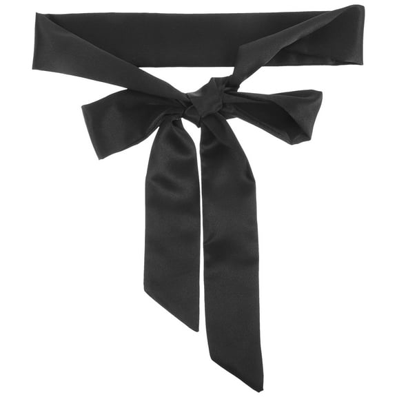 Womens Belt Costume Accessories Slim Waist Fabric Belt Women Bowknot Belt Sash Belt for Dress Bow Tie Strap Silk Women's