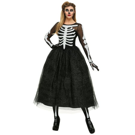 Women's Skeleton Beauty Plus Size Costume