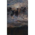 thumbnail image 2 of Adolph Menzel 12x18 Gold Ornate Wood Frame and Double Matted Museum Art Print Titled - Moonlight Over the Roofs of Berlin (Around 1855-1860), 2 of 4