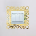 thumbnail image 5 of Fiudx Adhesivo Acrílico para Espejo, Elegante Diseño Dorado y Plateado, Material Duradero y Resistente, Ideal para Interruptores y Paneles, Fácil Instalación, Decoración Moderna para El Hogar y La Of, 5 of 5