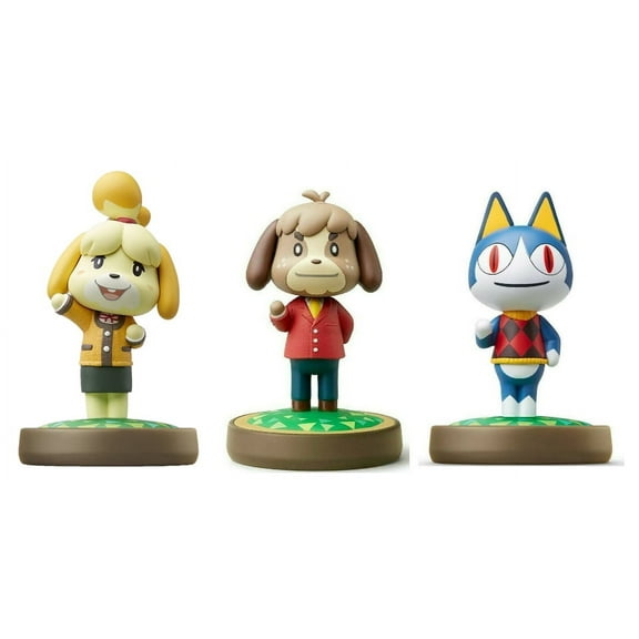 Amiibo 3 Pack Set [Digby/Rover/Isabelle Winter] ( Animal Crossing Series) for Nintendo Switch - Switch Lite - WiiU - 3DS - (Bulk Packaging) - Walmart.com